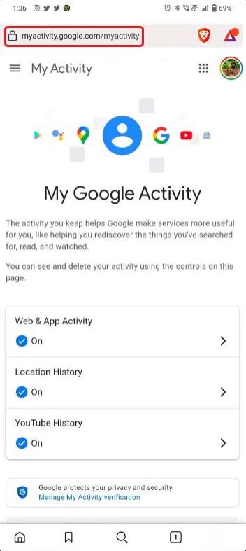 go to myactivity.google.com